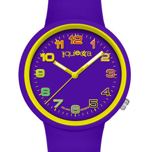 Montre-bracelet éducative en silicone hypoallergénique fabriquée en italie pour toujours être à la mode - Product Image 1