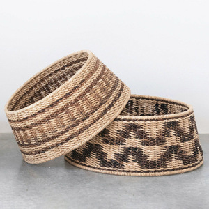 Círculo Seagrass Collar Falda Adornos de Navidad Collares de árbol redondos Base Decoraciones para árboles - Product Image 4