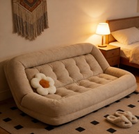 Sofá Tatami Más Vendido, Acogedor, Agradable al Tacto, Sofá Perezoso de Tela Suave, Sofá de Piso para Sala de Estar