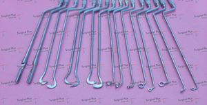 Juego de 17 Curetas Pituitarias Hardy, Transesfenoidales, Neuroquirúrgicas, Estériles, en Bandeja - Product Image 2