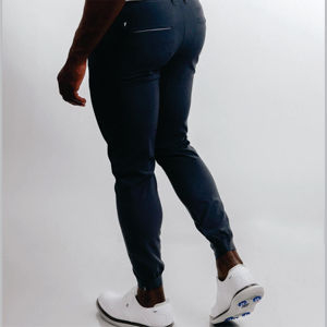 Pantalons de golf légers au design personnalisé Vente en gros Pantalon de golf pour hommes en polyester recyclé avec poches latérales - Product Image 5