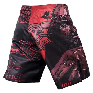 Shorts de boxe personnalisés OEM, vêtements d'entraînement et de combat, design floral de haute qualité, trunks de kickboxing thaïlandais, option avant, durables, séchage rapide - Product Image 4