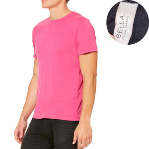 T-shirt unisexe personnalisé en toile Bella (3001C) Jersey à manches courtes en coton/fibre de bambou Logo personnalisé unisexe - Product Image 1