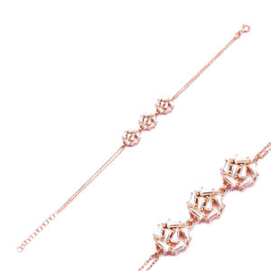 Baguette diseño blanco CZ piedra hecha en Turquía venta al por mayor 925 joyería fina de plata esterlina gran oferta - Product Image 1