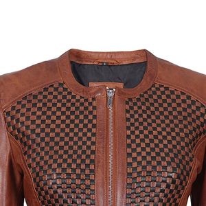 เสื้อแจ็คเก็ตหนังลำลองแขนยาวสำหรับผู้หญิง, เสื้อโค้ทนักขี่จักรยานมีซิปปิดแนวสตรีทเสื้อผ้าแฟชั่นใหม่สำหรับฤดูใบไม้ร่วงฤดูหนาว - Product Image 3