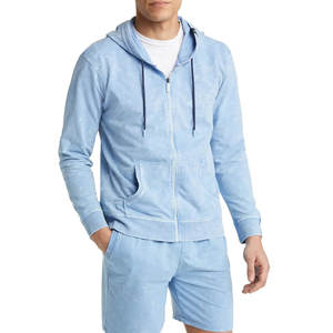 2025 Wholesale Men's 100% Cotton Pullover Hoodie Custom Printed Embroidered Autumn Warm Hoodies with Plain Dyed Techniques - Product Image 1