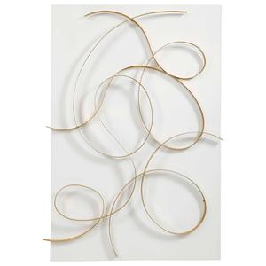 Art mural en métal fait à la main, conception Unique, Logo personnalisé disponible, finition dorée, décoration contemporaine élégante pour les Arts muraux de la maison - Product Image 5