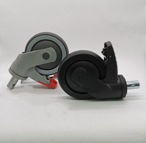 Roulette médicale pivotante à tige filetée pour appareil roulette de meubles populaire de 5 pouces 125mm avec roulement à gorge profonde - Product Image 4