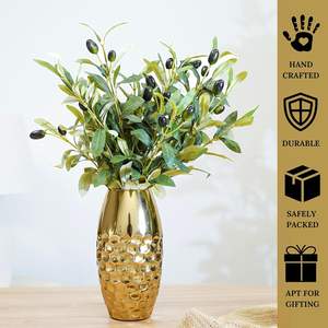 Vase à fleurs en fer massif pour la décoration de la maison et du jardin, très demandé, avec support, style élégant, ensemble de pots à fleurs, finition thermolaquée - Product Image 3