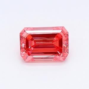 IGI 0,52 Fancy Intense Pink Emerald Cut Lab Grown Diamond Si1 Clarity Lab Grown Diamante suelto para la fabricación de joyas - Product Image 1