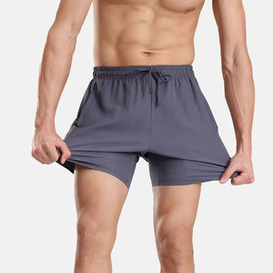 Pantalones Cortos Deportivos Transpirables Casuales con Cierre de Cordón, Tejido Personalizado, Material Duradero, Pantalones Cortos de Gimnasio para Hombre - Product Image 2