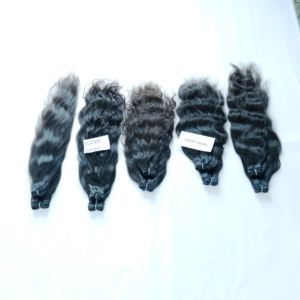 Extensions de cheveux humains vierges crus vietnamiens cuticule alignée Style ondulé naturel Texture de vague profonde Vague d'eau en vrac Fournisseurs indiens - Product Image 3