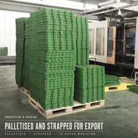 Grilles de gazon emboîtables en HDPE+PP, pavés en plastique alvéolés pour le stationnement des voitures et les allées