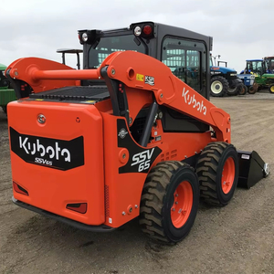 Kubota SSV65 usado diésel minicargador delantero Kawasaki cilindro hidráulico 1-4 toneladas carga nominal 2-3 toneladas cubo rueda Motor - Product Image 1