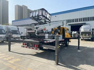 Vente chaude JMC 4x2 camion de travail aérien 28 32 mètres maison échelle mobile camion échelle chariot élévateur <span class=keywords><strong>prix</strong></span> de la plate-forme de travail aérien - Product Image 5