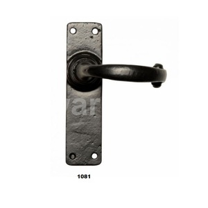 Vente chaude Noir Métal Singe Queue Conception Poignée De Porte et Serrure Pour La Maison Cuisine Salle De Bains Salon Porte Utilisation - Product Image 6