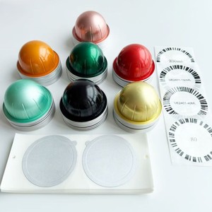 Confezione UE <span class=keywords><strong>Capsule</strong></span> da Caffè Vertuo Riutilizzabili e Colorate da 41ml Pod in Alluminio con Coperchi in Lamina Ideali per l'Erogazione Quotidiana - Product Image 2