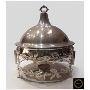 Luxury Design Hotel Restaurant Accessories Food <b>Serving</b> <b>Dish</b> Stainless Steel Chaffing <b>Dish</b> <b>With</b> <b>Lid</b> for Wedding Party Use - Product Image 5