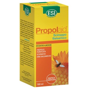 Mélange d'herbes naturelles italien de qualité supérieure avec propolis, sirop de 180 ml pour le bien-être et le confort respiratoire - Product Image 1