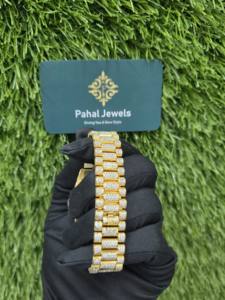 Montres mécaniques analogiques carrées de luxe de style hip-hop, serties de diamants en moissanite VVS de 30 carats, par le meilleur fournisseur - Product Image 4