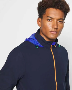 Hot Selling High Quality Men's Waterproof Spring <b>Rain</b> <b>Jacket</b> Custom New Arrival Polyester Zipper Closure <b>Plus</b> <b>Size</b> Stand Front - Product Image 3