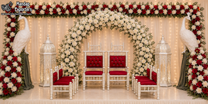 Elegante Juego de Sillas Sankheda Vedi para Bodas Hindúes, Fabricante de Sillas de Boda Sankheda de Calidad de Exportación a Precios de Mayoreo - Product Image 3