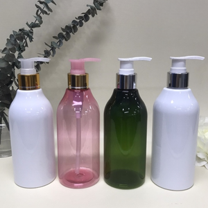 Épaule ovale 300ml 24mm 22g PET Bouteille Rouge Rose Savon Liquide Gel Douche Conteneur pour Corps Lavage Cheveux Conditionneur Autre Personnel - Product Image 1