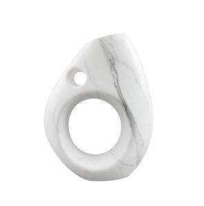 Jarrón de Flores de Mármol Moderno de Diseño Nuevo y Moderno para Decoración del Hogar Minimalista con Diseño Limpio y Belleza de Piedra Natural - Product Image 2