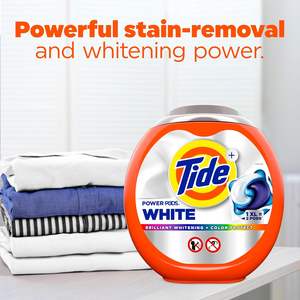 Cápsulas de Detergente para Ropa Tide Power PODS Blancas, 45 Unidades, Blanqueamiento Brillante + Protección del Color - Product Image 3
