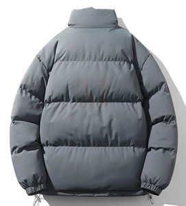 Parka de invierno de estilo callejero ligero personalizable 2024, chaqueta cálida para hombres y mujeres, Cuello acolchado con soporte, alta calidad - Product Image 2