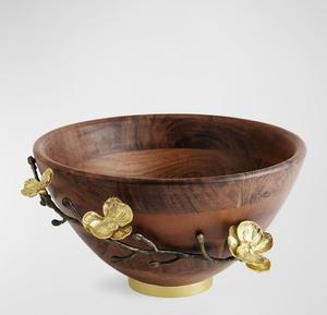 Bols de service en bois naturel, parfaits pour servir des plats chauds, des soupes et des collations lors d'occasions familiales - Product Image 1