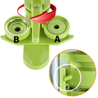 Machine à badges 58 mm très vendue pour la fabrication de badges, aimants de réfrigérateur, ouvre-bouteilles, porte-clés et kits de cadeaux personnalisés