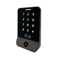 Teclado biométrico de control de acceso LAN IP, control de huella dactilar TCP/IP, gestión de navegador web RFID de 13,56 MHz, para uso en el exterior