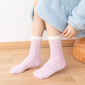 Chaussettes d'hiver confortables, écologiques, antibactériennes pour hommes, respirantes, longueur mi-mollet, cadeau de Noël, fabrication sur mesure, haute qualité, nouveau design - Product Image 2