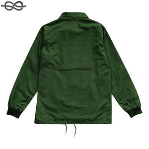 เสื้อแจ็กเก็ตกันลมผ้าไนลอนสำหรับผู้ชายเสื้อแจ็กเก็ตกันน้ำน้ำหนักเบาติดแน่นด้านหน้าปรับชายเสื้อกีฬา - Product Image 4
