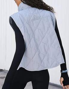 Venta Directa de Fábrica, Chaleco Acolchado con Cierre y Cuello en V, Personalizable, Transpirable, de Alta Calidad, para Hombre, Invierno, Casual - Product Image 5