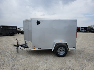 2026 Cross 5x8 Beta Series Enclosed Cargo <b>Trailer</b> 2990 GVWR Single Axle Utility <b>Trailer</b> V Nose Ramp Door Cargo Hauler for sale - Product Image 2