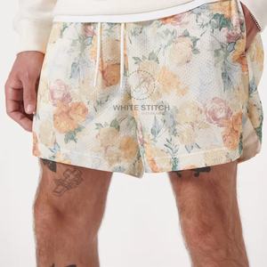 Pantalones Cortos Deportivos de Algodón para Hombre, Logotipo Bordado, Estilo Holgado, Casuales de Trabajo, Diseño Liso, Bolsillos, Personalizables - Product Image 3