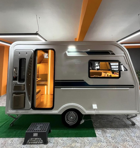 750kg 4x4 Aluminum Modern Mini Caravan Travel House Compact Camper <b>Trailer</b> FREE SHIPPING - Product Image 1