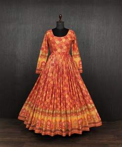 Traje Salwar Kameez de Diseñador con Bordado de Pedrería en Georgette Elástico, Ropa Étnica para Fiestas, Precio al por Mayor - Product Image 4