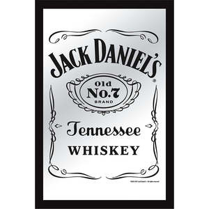 Jack Daniel's XL <b>Mirror</b> New Design <b>Plastic</b> Product - Product Image 1
