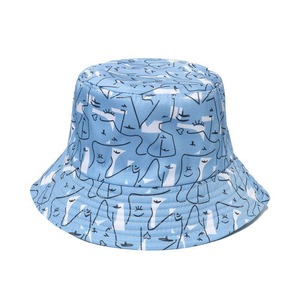 Sombrero de cubo de seda de diseñador con estampado personalizado para ciclismo de verano, nuevo logotipo, patrón de dibujos animados para pesca - Product Image 5