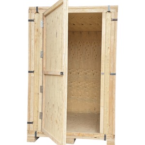 Wooden Crate Solid <b>Box</b> Perforated Durable Logistic <b>Storage</b> Container - Product Image 3