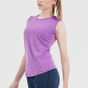 Débardeurs d'entraînement de gymnastique avec logo personnalisé pour femmes gilet tricoté sans manches respirant avec ajustement à séchage rapide et décoration de perles douces - Product Image 6