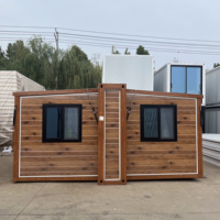 Casa Container Espandibile Compatta con Larghezza Piegata di 700mm, Isolamento Termico per Ufficio, Hotel, Villa e Uso Ospedaliero