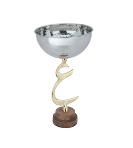 Bol à dattes en forme de fruit fait à la main avec finition argentée brillante, pour la maison, la cuisine, l'hôtel, le restaurant, usage pour servir des desserts - Product Image 6