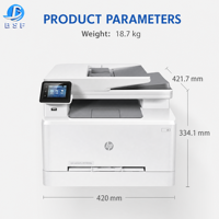 Imprimante multifonction laser couleur sans fil HP M283fdw reconditionnée, impression, copie, numérisation, fonction fax, impression mobile, copieur pour la maison et le bureau