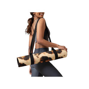 Tapete de Yoga Be Ike-Conic Wild Leopard con Microfibra Ecológica de 5mm-6mm de Grosor, Bolsa de Goma Natural Extra Gruesa - Product Image 5