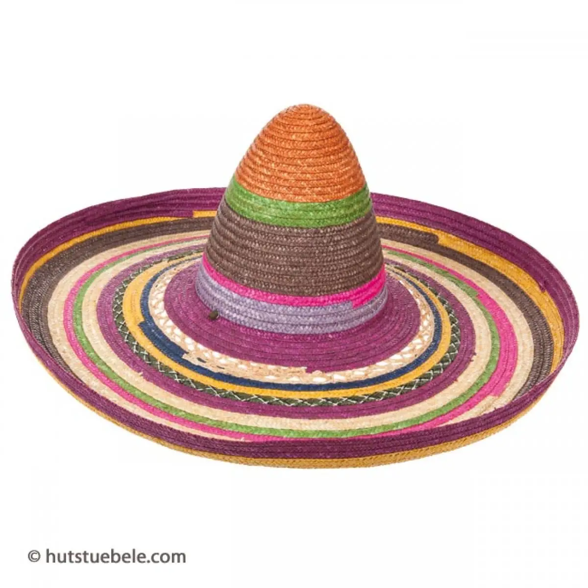 Sombrero de paja de material duradero, Sombrero de paja con borla mexicana, artesanía vietnamita