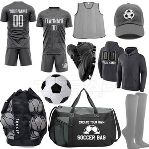 Uniforme de Fútbol Personalizado al por Mayor, Nuevo Diseño 2025, para Adultos, Conjunto Completo, 100% Poliéster, Secado Rápido, Transpirable - Product Image 1